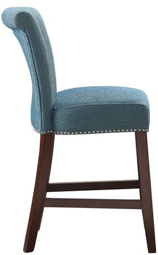 Olliix by Madison Park Blue Colfax Counter Stool | Bob Mills Furniture