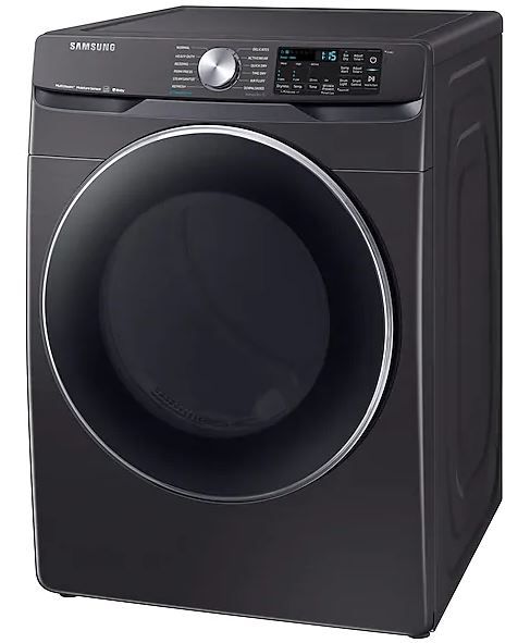 Samsung 7.5 Cu. Ft. Fingerprint Resistant Black Stainless Steel Front Load Electric Dryer-1