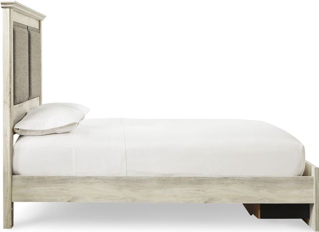 Signature Design by Ashley® Cambeck Whitewash Queen Upholstered Bed-3