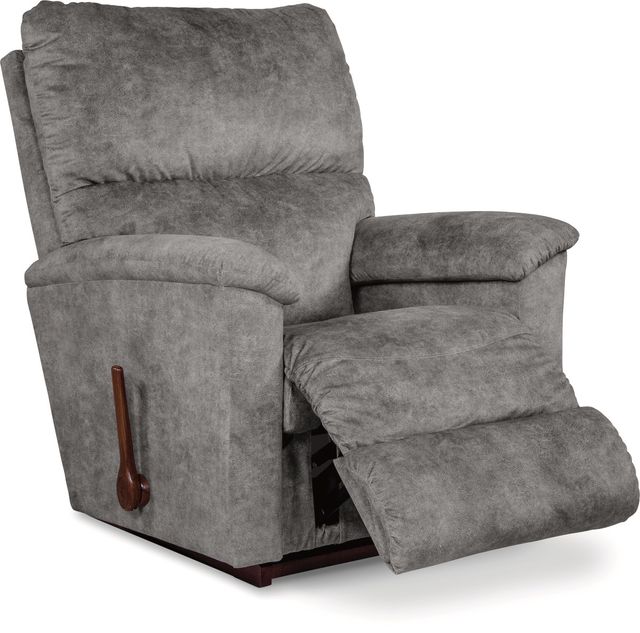 La-Z-Boy® Brooks Charcoal Rocking Recliner | Kubin's Furniture ...