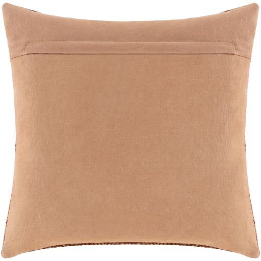 Surya Camilla Camel 18" x 18" Toss Pillow with Polyester Insert 3