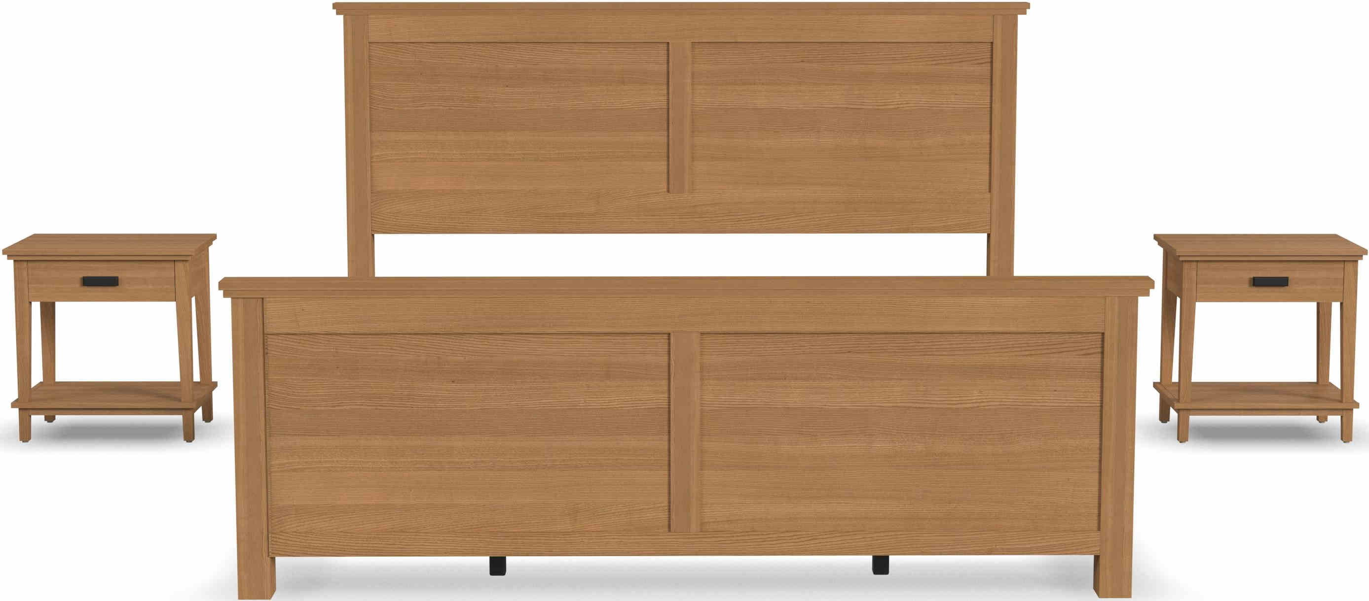 homestyles® Oak Park 3-Piece Brown King Panel Bedroom Set