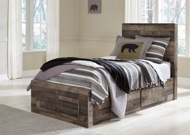 Tête de lit à panneaux simple simple Derekson, brun, Benchcraft® 8