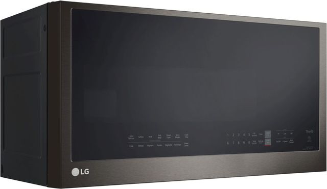 LG 2.0 Cu. Ft. PrintProof™ Black Stainless Steel Over The Range Microwave 2