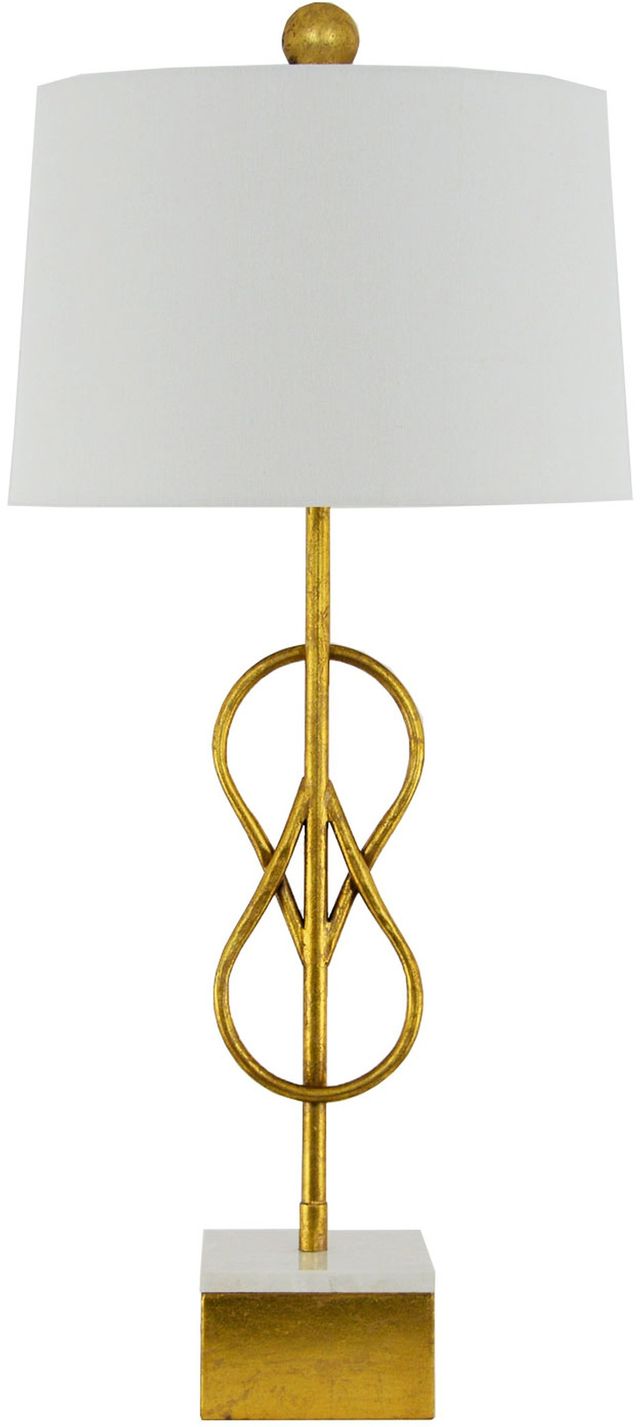 Zeugma Imports® Gold Table Lamp-1