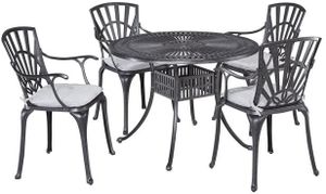 homestyles® Grenada 5-Piece Charcoal Outdoor Dining Set