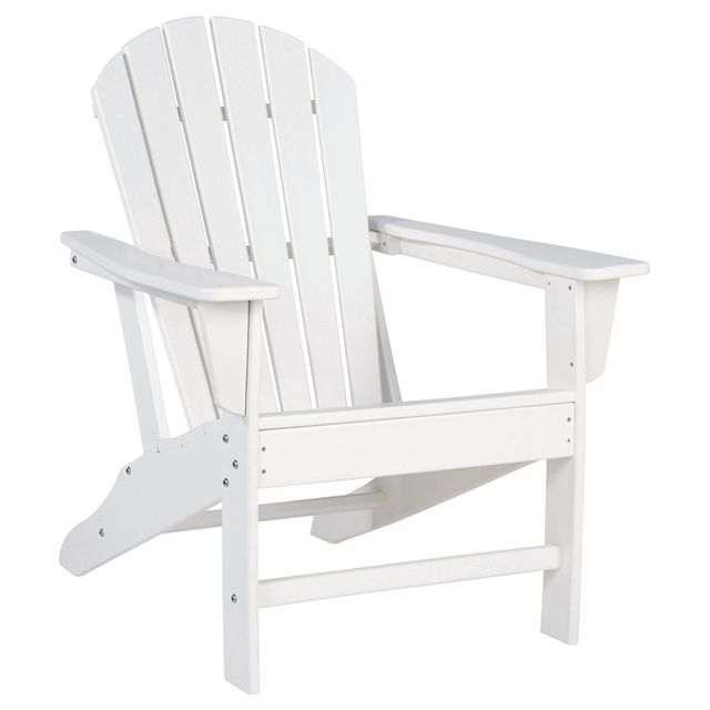 Signature Design by Ashley® Sundown 3-Piece White Outdoor Seating Chair Set 1