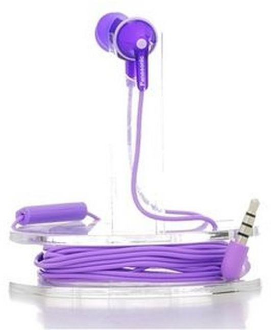 Panasonic® ErgoFit Violet In-Ear Earbud Headphones 5