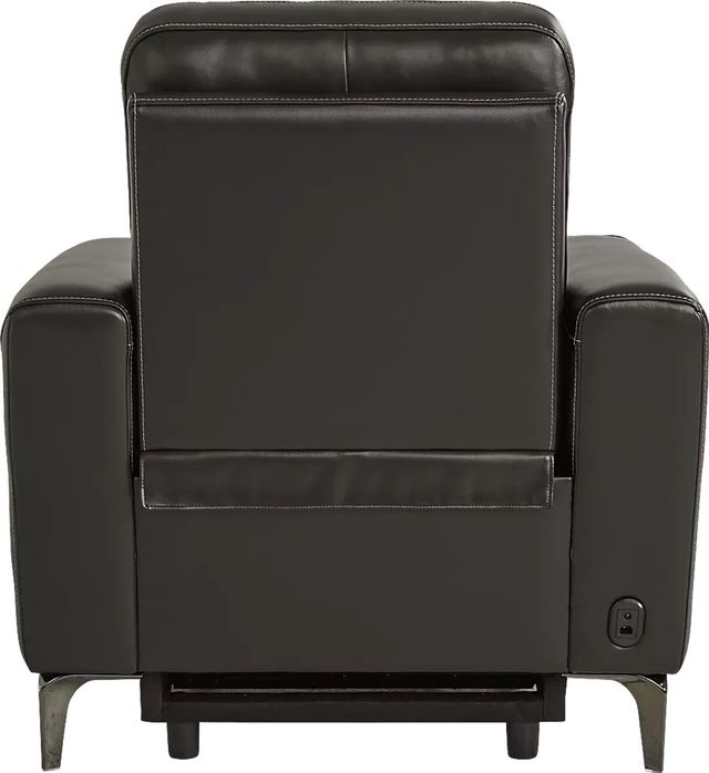 Parkside Heights Black Cherry Leather Dual Power Recliner-3