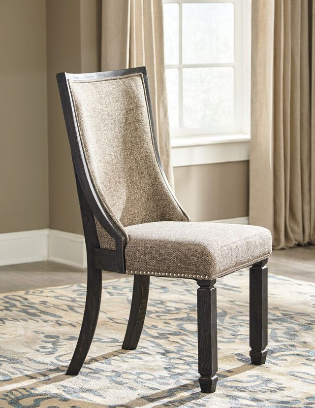 Signature Design by Ashley® Tyler Creek Black/Grayish Brown Dining Room Side Chair 1