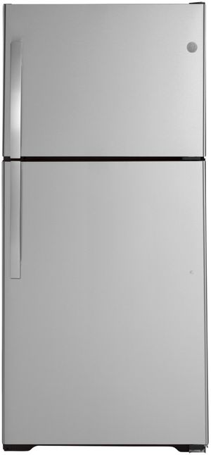 GE® 30 in. 19.2 Cu. Ft. Fingerprint Resistant Stainless Steel Top Freezer Refrigerator