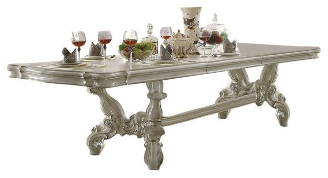 ACME Furniture Versailles Bone White Dining Table