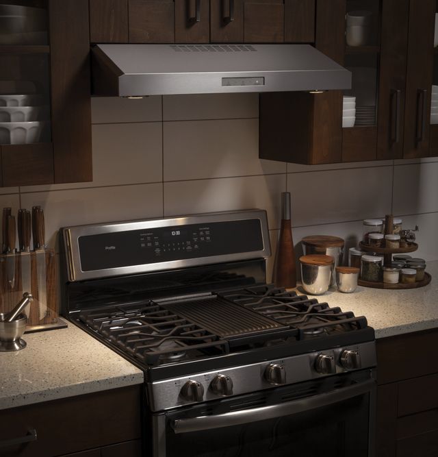 GE Profile™ 30" Stainless Steel Under The Cabinet Hood 8