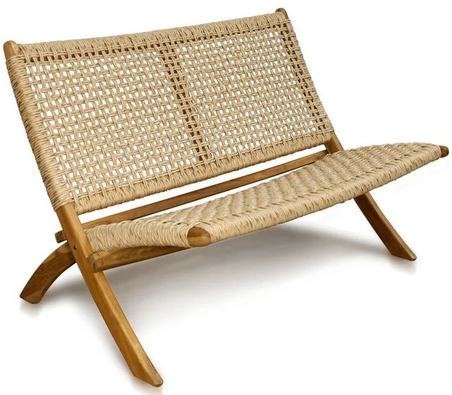 Stylecraft Melbourne Natural Folding Lounge Bench | Brownie Furniture ...