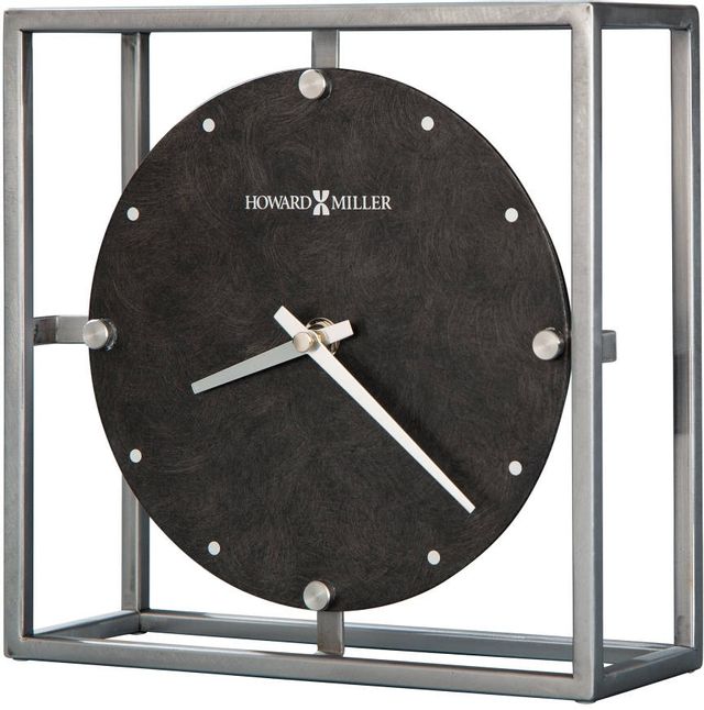 Howard Miller® Finn Nickel Mantel Clock 1
