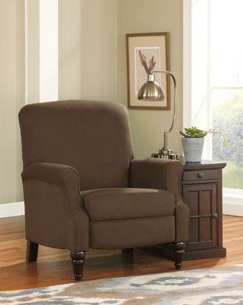 Signature Design by Ashley® Bromwich Chocolate High Leg Recliner