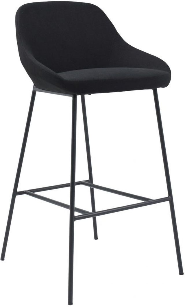 Moe's Home Collections Shelby Black Bar Stool