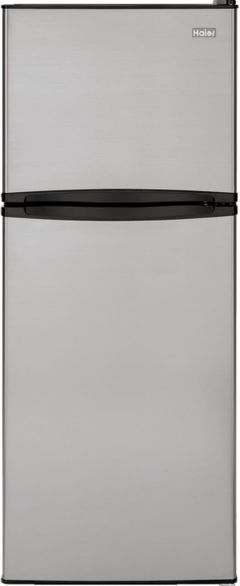 Haier 9.8 Cu. Ft. Stainless Steel Top Freezer Refrigerator-HA10TG21SS