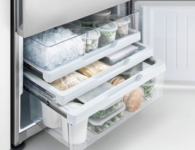 Fisher & Paykel Series 5 17.5 Cu. Ft. Stainless Steel Counter Depth Bottom Freezer Refrigerator 2
