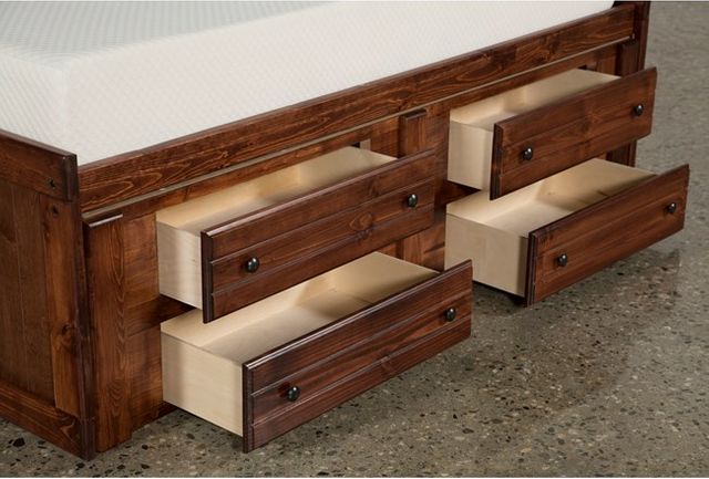 Trendwood Inc Sedona Cocoa Lacquered Twin Cheyenne Bed Miskelly Furniture 