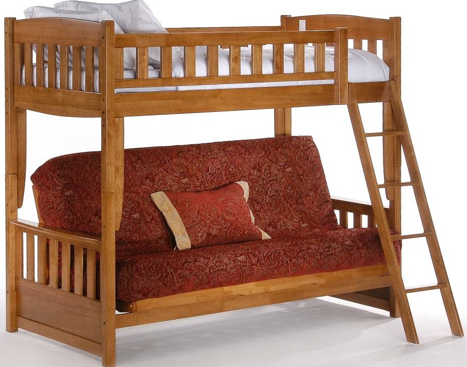 twin bed with futon