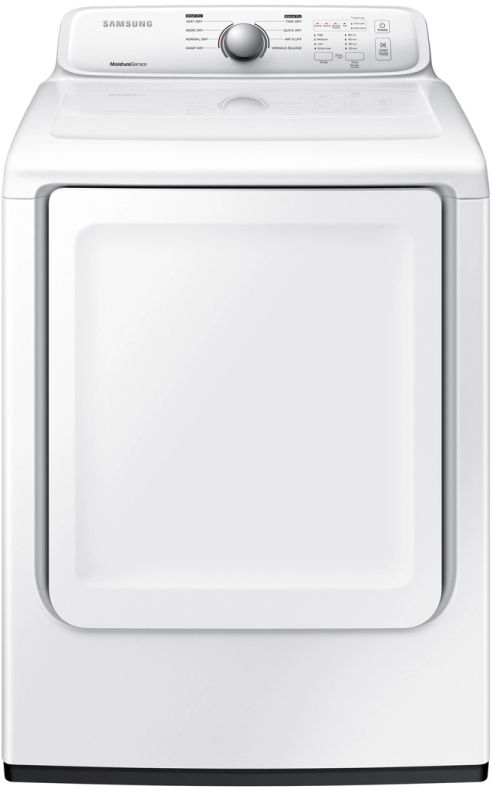 Samsung 7.2 Cu. Ft. White Gas Dryer