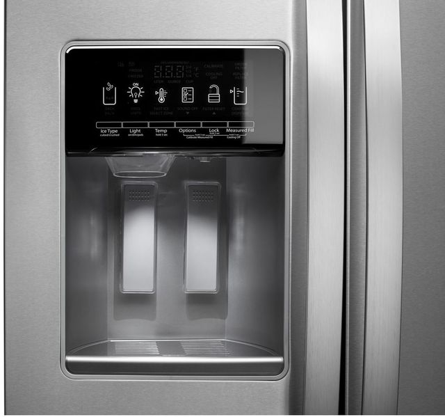 Whirlpool® 22.6 Cu. Ft. Fingerprint Resistant Stainless Steel Side-by-Side Counter Depth Refrigerator 1