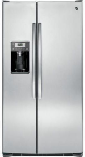 GE 25.9 Cu. Ft. Side-by-Side Refrigerator-Stainless Steel