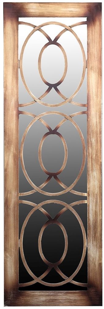 Crestview Collection Ele Brown Wall Mirror-0