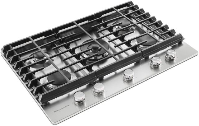 KitchenAid® 30'' Stainless Steel Gas Cooktop 9