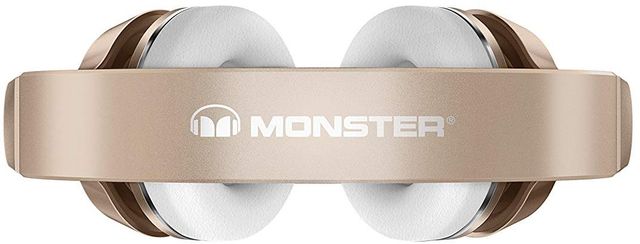 Monster® Clarity BT Wireless Bluetooth Headphones-Gold/White 3