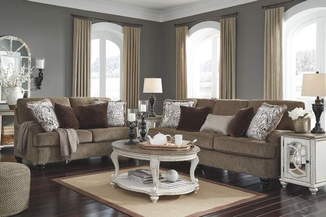 Benchcraft® Braemar 2-Piece Brown Living Room Seating Set 3