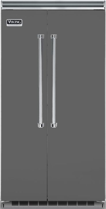 Viking® Professional 5 Series 25.3 Cu. Ft. Stainless Steel Built-In Side By Side Refrigerator 21