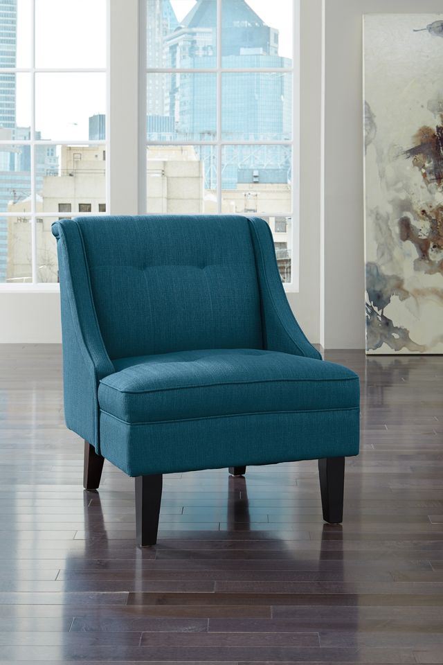 Signature Design by Ashley® Clarinda Blue Accent Chair-1