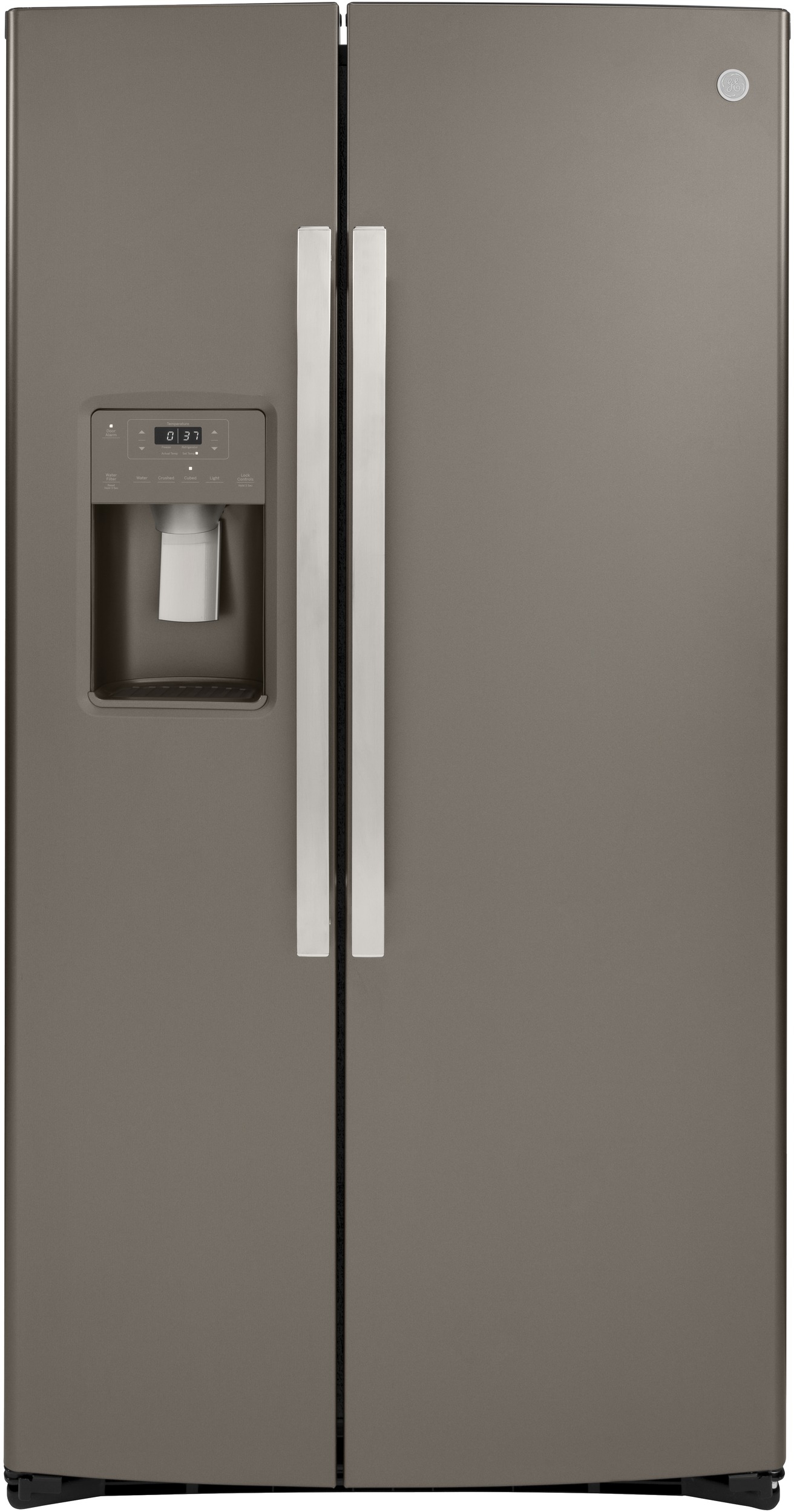 GE® 25.1 Cu. Ft. Slate Side-By-Side Refrigerator