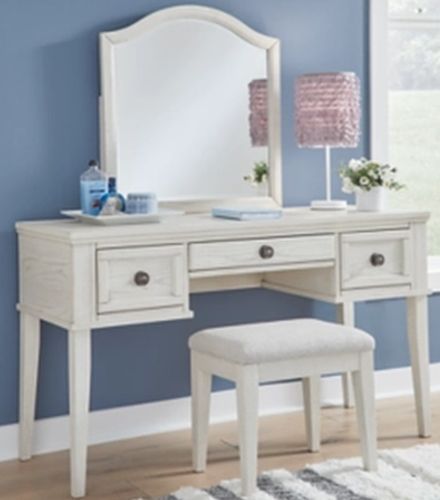 White Tabletop Vanity Mirror - Victoria Range