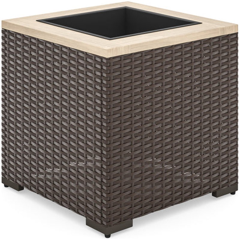 homestyles® Palm Springs Brown Outdoor Planter