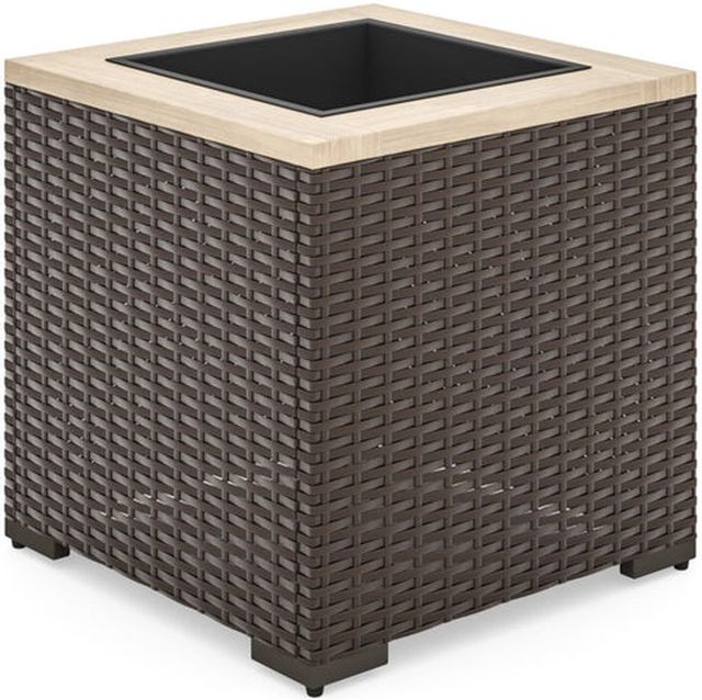 homestyles® Palm Springs Brown Outdoor Planter-0