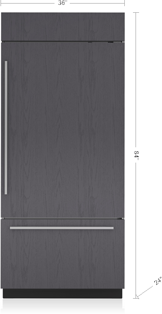 Sub-Zero® Classic Series 20.7 Cu. Ft. Panel Ready Bottom Freezer Refrigerator-1
