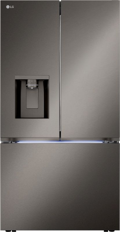 LG 25.5 Cu. Ft. PrintProof™ Black Stainless Steel Counter Depth French Door Refrigerator 