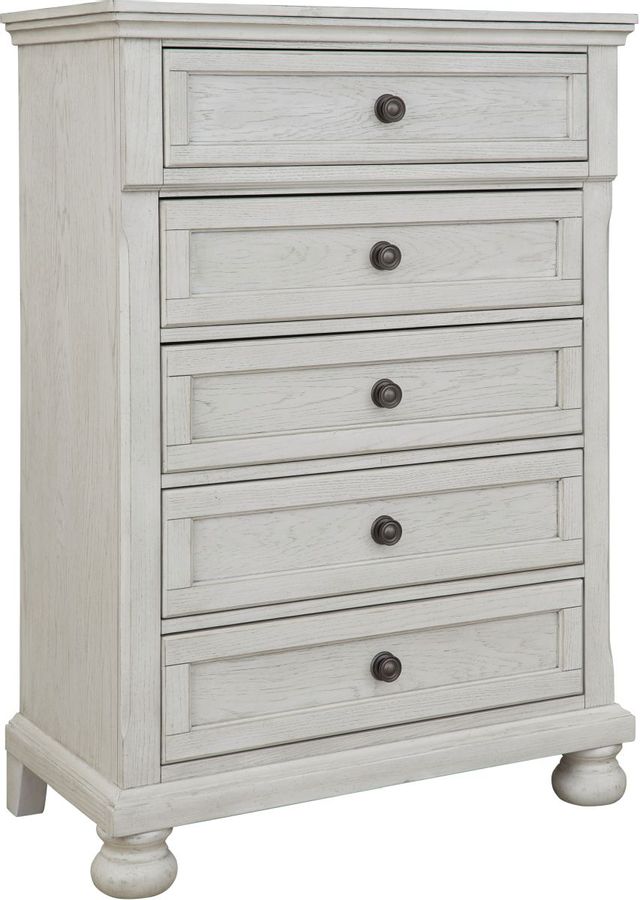 Signature Design by Ashley® Robbinsdale Antique White Chest of Drawers-0