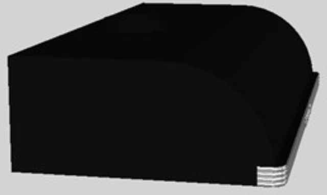 Vent-A-Hood® 42" Black Retro Style Under Cabinet Range Hood-1