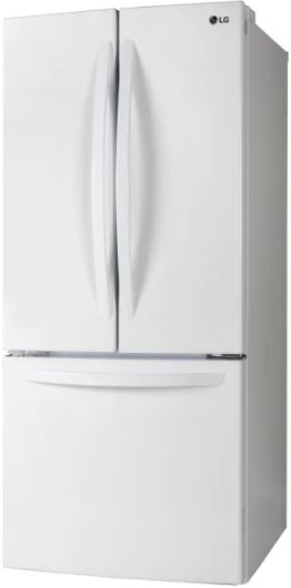 LG 21.8 Cu. Ft. White French Door Refrigerator 1