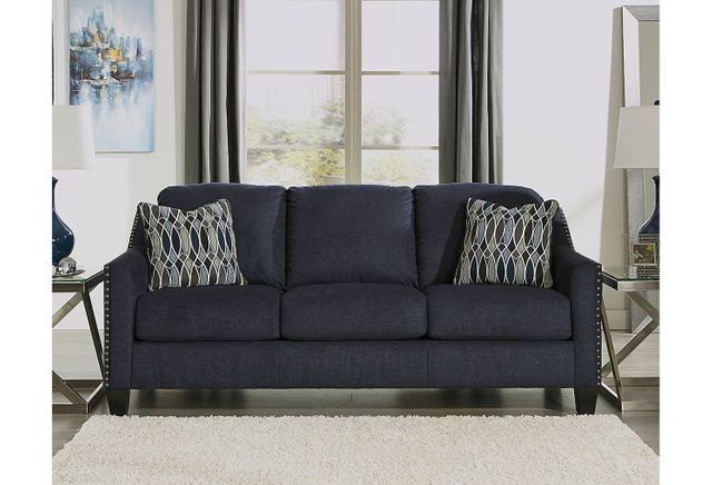 Canapé-lit Creeal Height en tissu bleu Benchcraft® 1