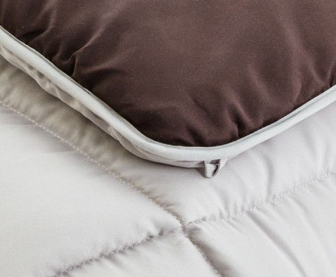 Malouf® Woven™ Reversible Coffee California King Bed in a Bag 2