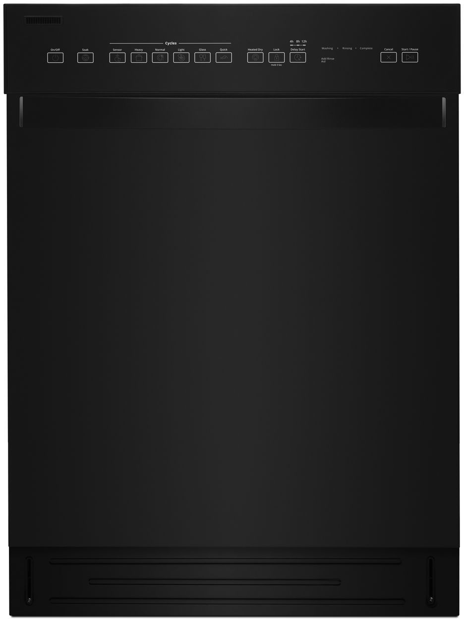 Whirlpool® 24" Built In Dishwasher-Black