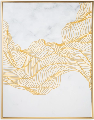 Signature Design by Ashley® Richburgh White/Gold Wall Art