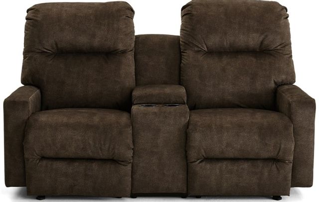 Best® Home Furnishings Kenley Reclining Space Saver® Loveseat with Console 1