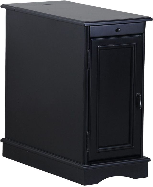 Powell® Butler Black Accent Table-1