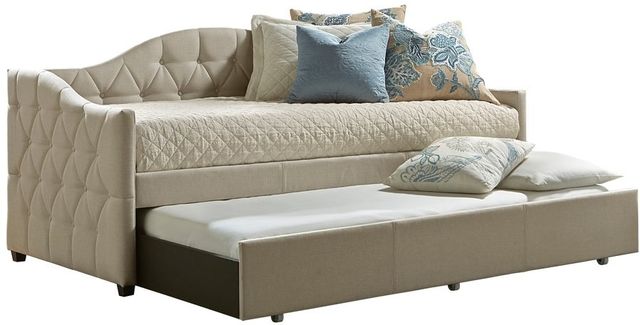 Hillsdale Furniture Jamie Beige Twin Youth Daybed with Trundle-1